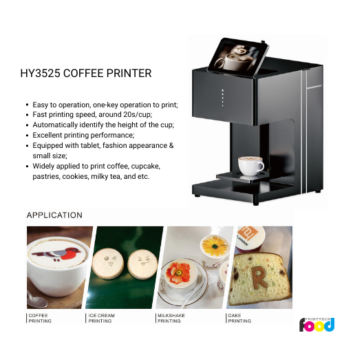Особенности принтера для кофейного искусства HY3525