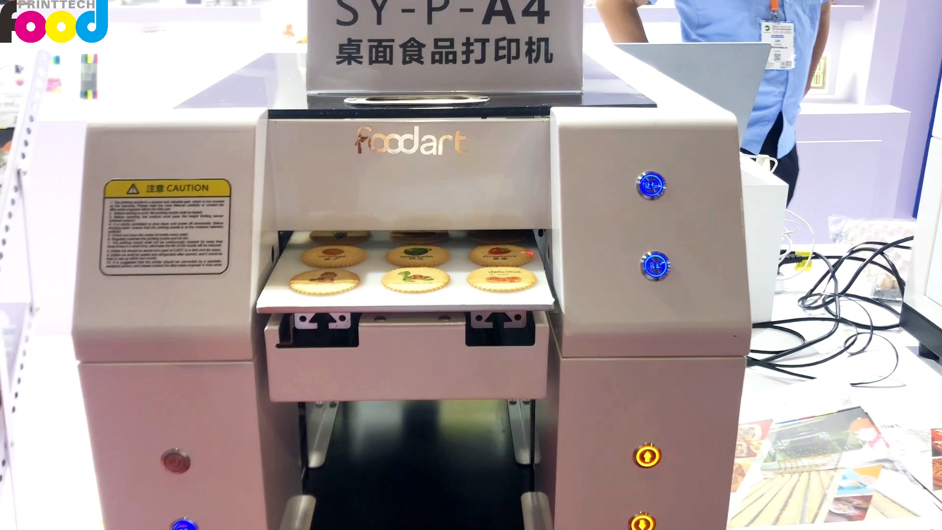 A4 Food Flambed Printer